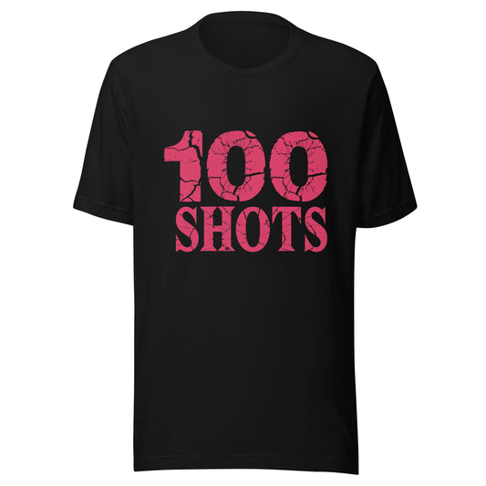 100 SHOTS T-SHIRT -- MADE IN THE USA