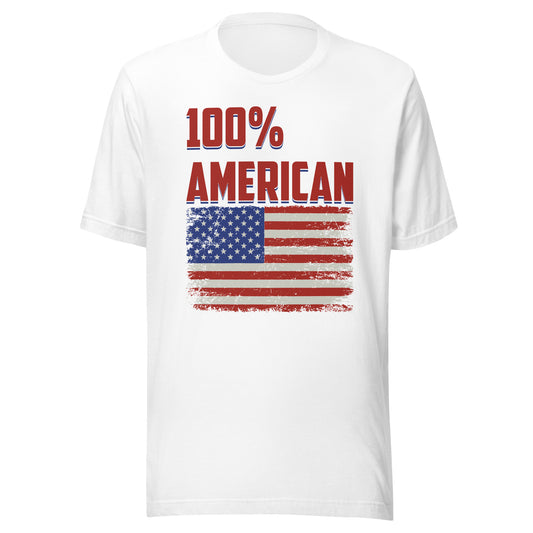 100% AMERICAN T-SHIRT -- MADE IN THE USA